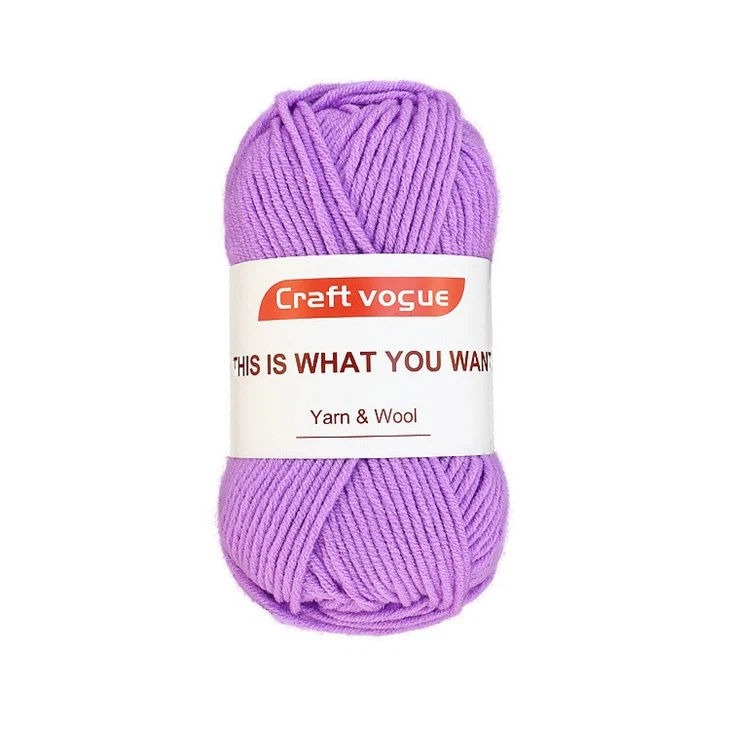 cotton and acrylic blend yarn