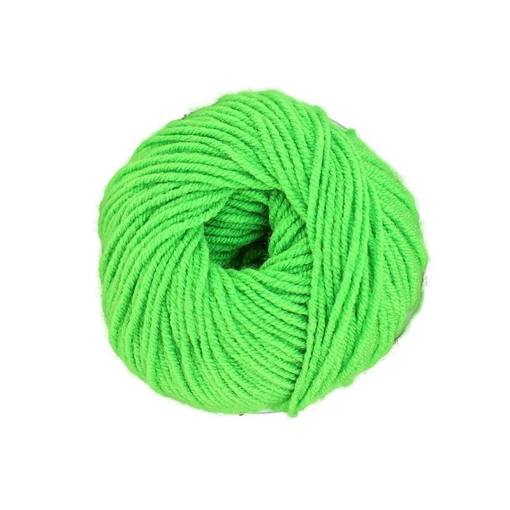 shiny acrylic yarn