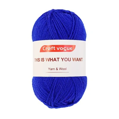 Benang Wol Royal Blue Aran