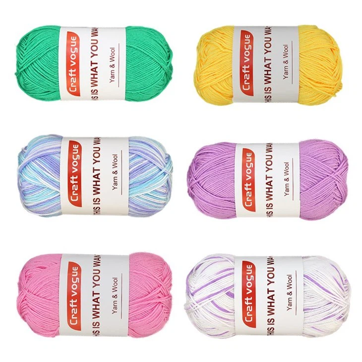 variegated cotton crochet thread